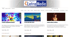 Desktop Screenshot of letramedia.cl