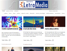 Tablet Screenshot of letramedia.cl